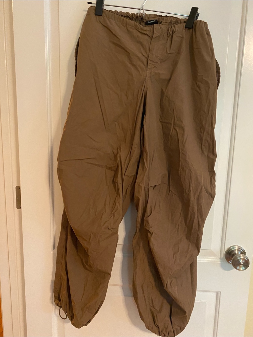 Urban outfitters brown parachute pants